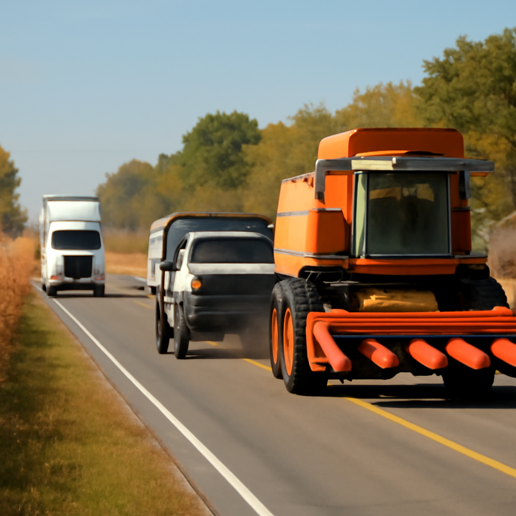 Harvest-Season Truck Traffic Near Hutchinson Who Is Liable After a Farm or Semi Crash