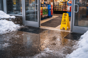 Slushy Store Entrance Falls After a Snow Melt: Evidence Kansas Courts Take Seriously
