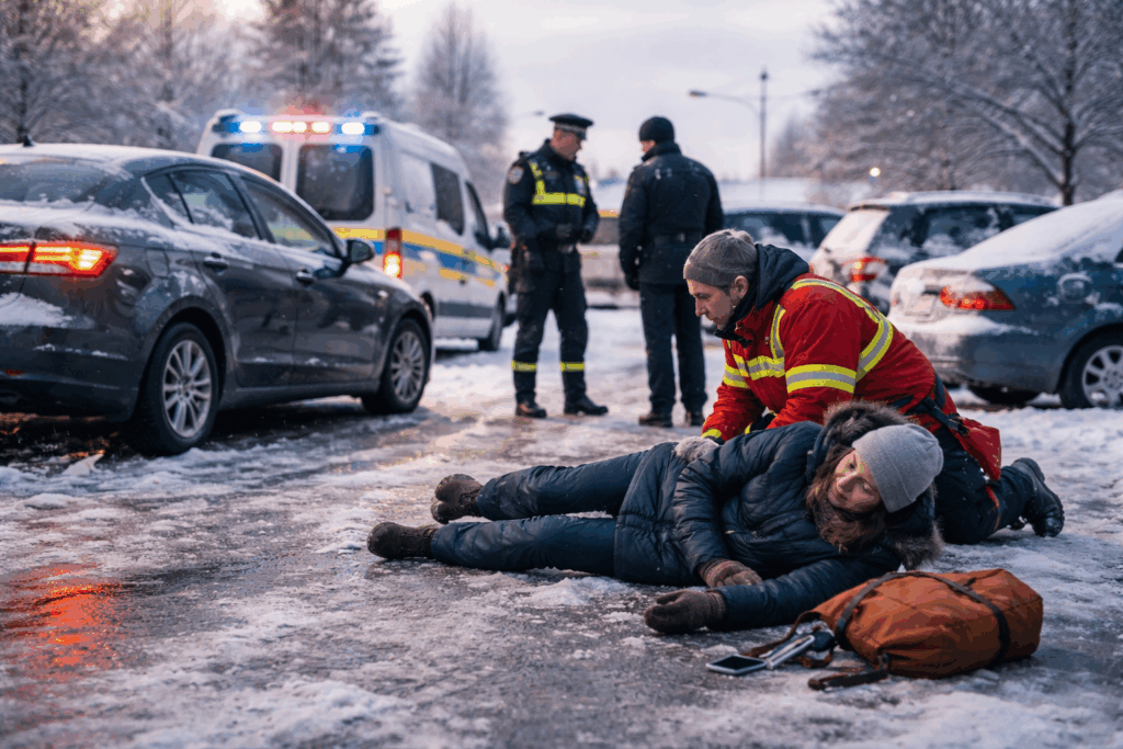 Struck While Walking in a Winter Parking Lot: Building a Strong Pedestrian Injury Case