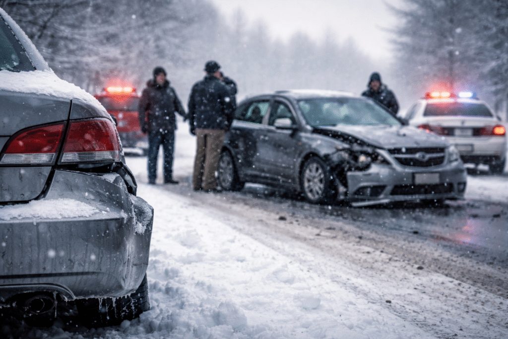 Winter Driving Without Insurance in Kansas: What Happens After a Crash