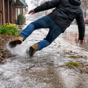 Are Property Owners Liable for Slip and Falls After Spring Storms in Kansas?