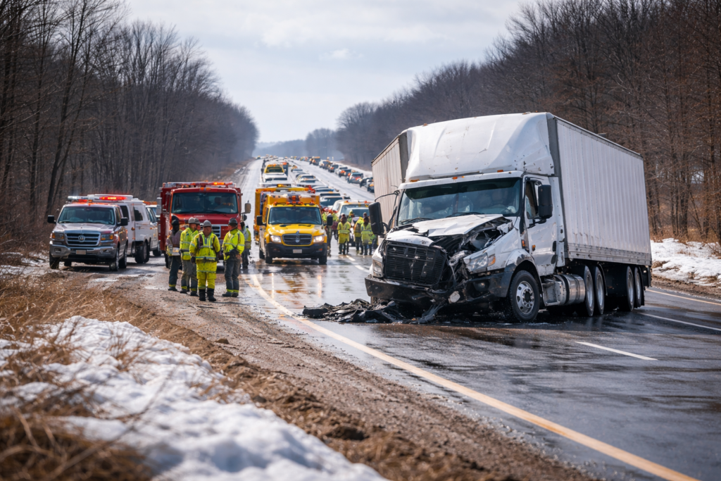 Early Spring Truck Accidents in Kansas: Fatigue, Weather, and Liability Factors